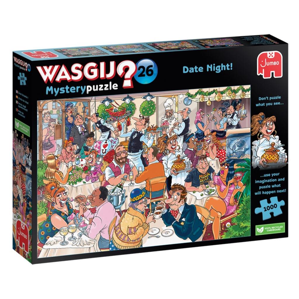 Jumbo Wasgij Mystery 26 Legpuzzel Date Night!, 1000st.