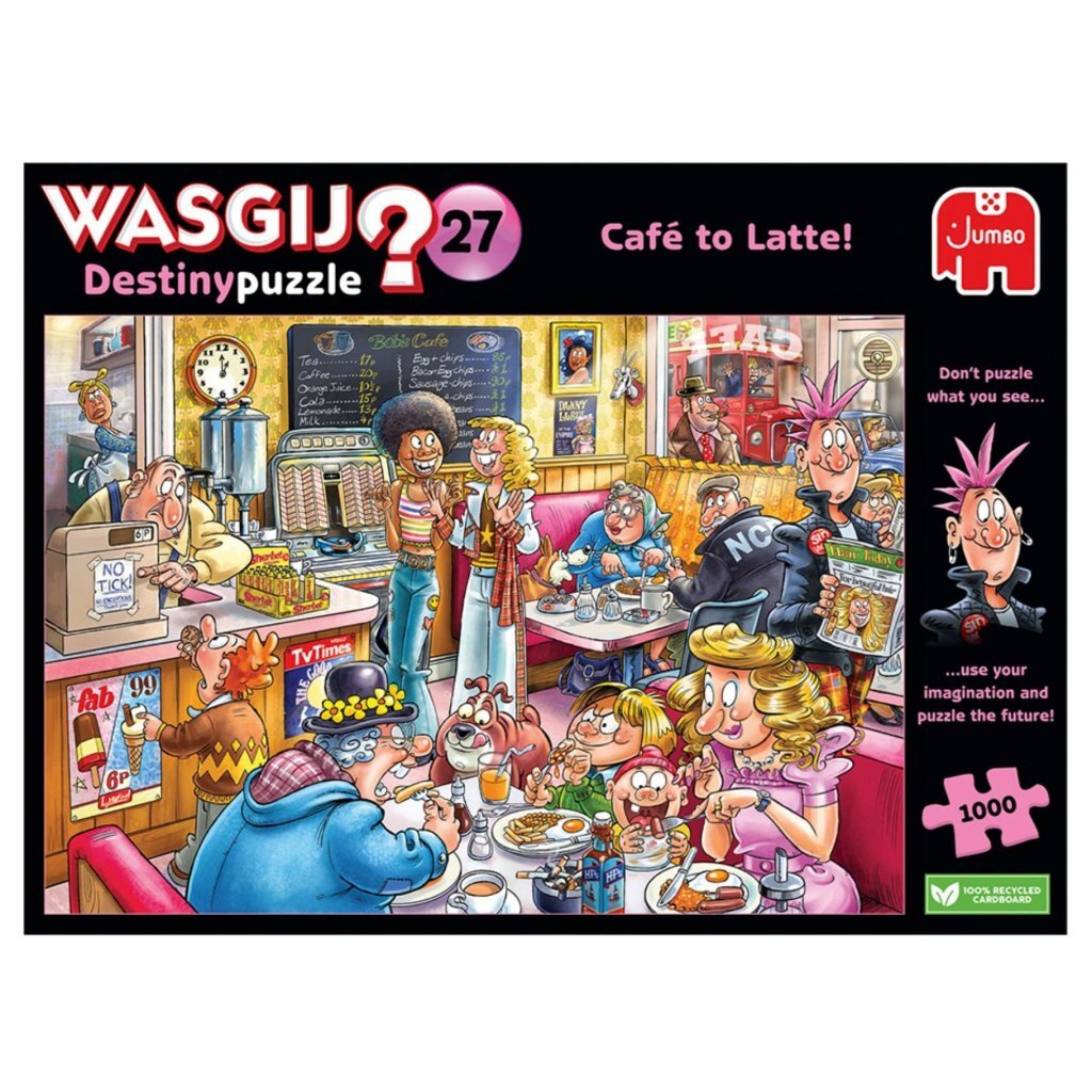 Jumbo Wasgij Destiny 27 Legpuzzel De Koffieshop!, 1000st.