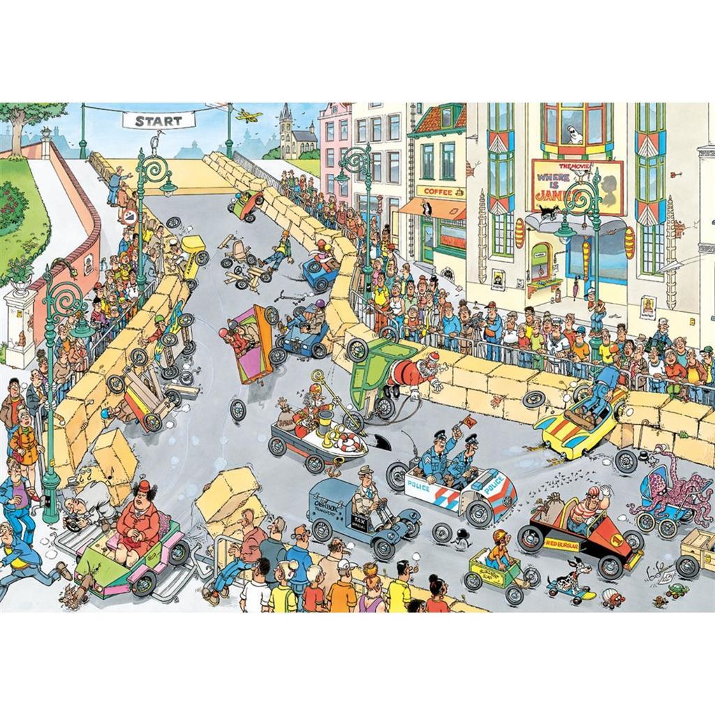 Jan van Haasteren Legpuzzel De Zeepkistenrace, 1000st.