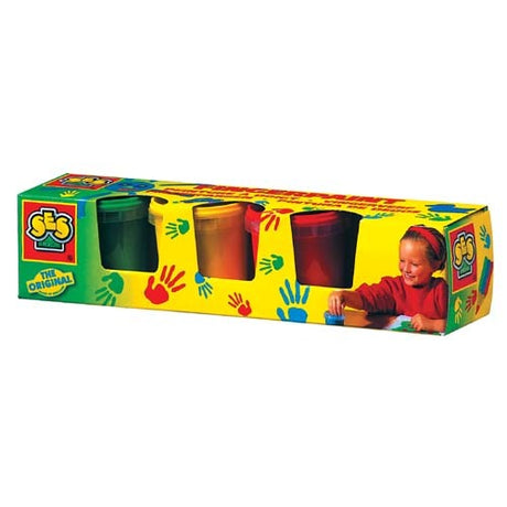 Ses creative ses vingerverf, 4 kleuren