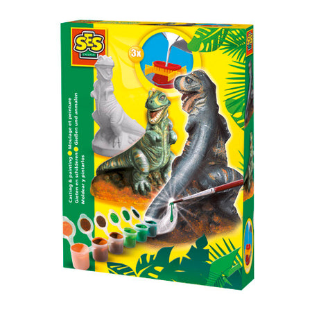 Ses creative ses gips gieten - t-rex