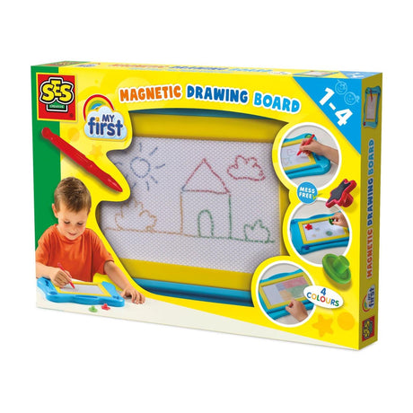 Ses my first - magnetisch tekenbord 4 kleuren