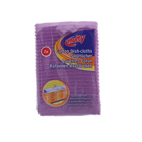 Multy katoenen vaatdoeken 2 stuks | 4 stuks