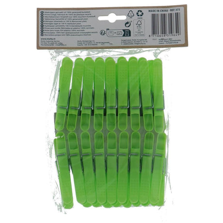 Multy gerecyclede wasknijpers pak a 36st