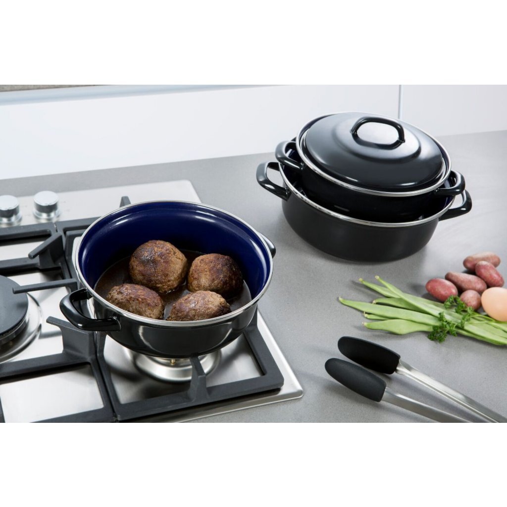 Bk bk fortalit braadpan 24 cm zwart