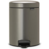 Brabantia newicon pedaalemmer 5l platinum