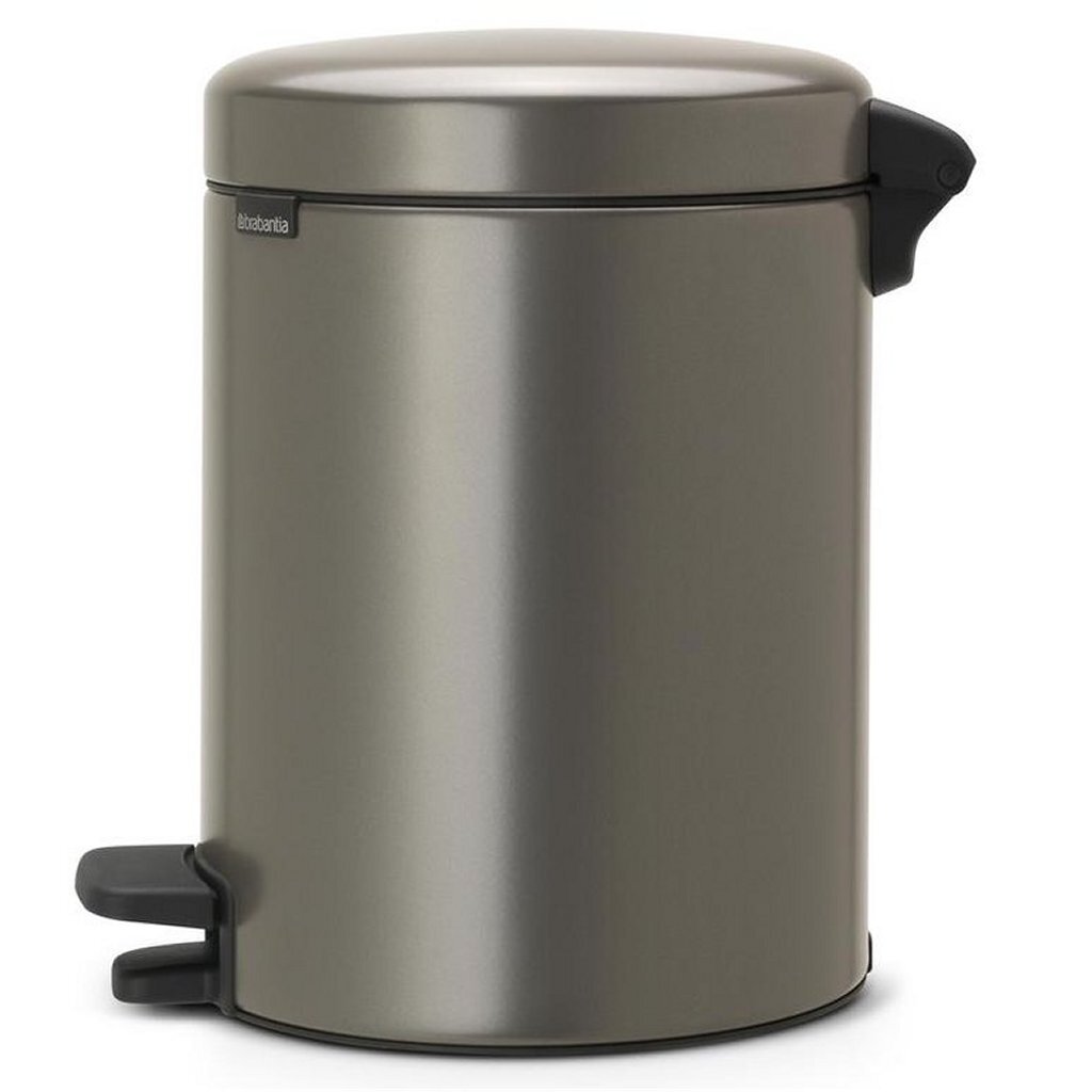 Brabantia newicon pedaalemmer 5l platinum