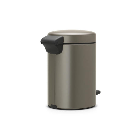 Brabantia pedaalemmer newicon 3 ltr platinum met kunststof binnenemmer