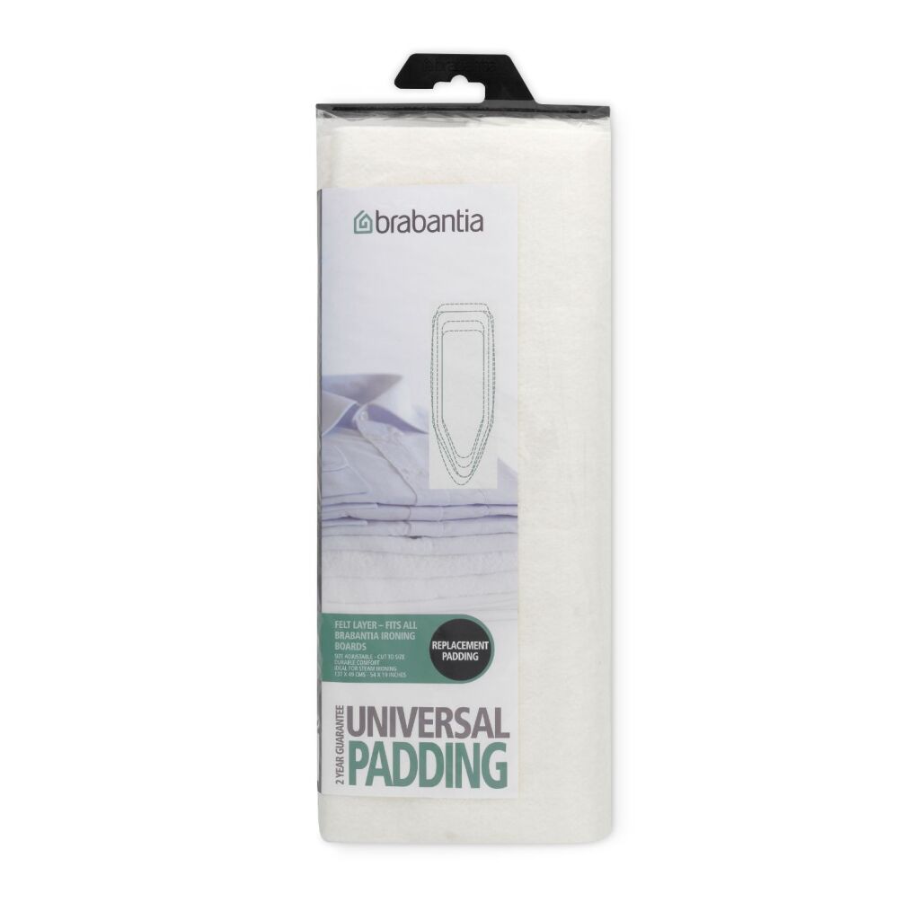 Brabantia universele strijkplank onderlaag 135x49 cm wit