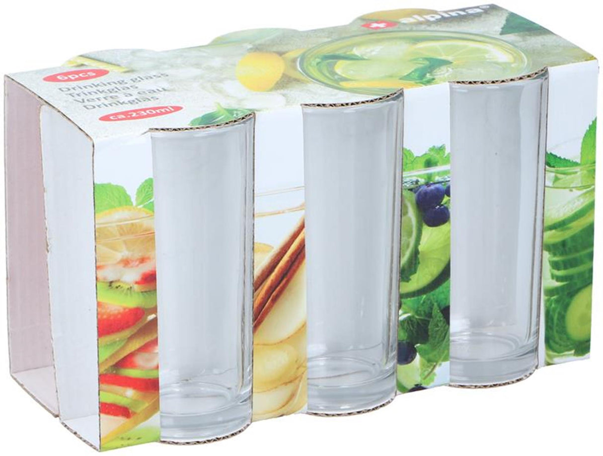 Alpina longdrinkglasset 6-delig 230ml