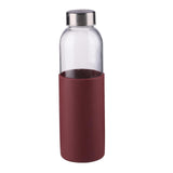 Drinkfles glas 500ml met hoes