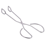 Bbq barbecuetang metaal 27cm