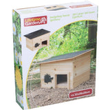Lifetime garden houten egelhuis 32x26x20 cm