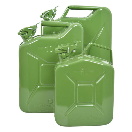 Carpoint Stalen jerrycan 20 liter groen