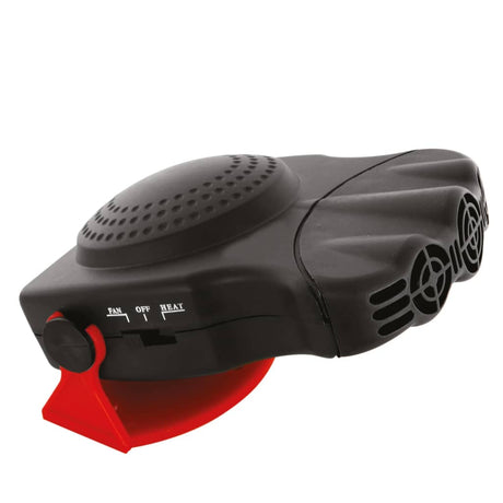 Carpoint Autoventilator 12 Volt 19 cm zwart rood