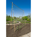 Nature klimnet voor planten 1x3 m jute l