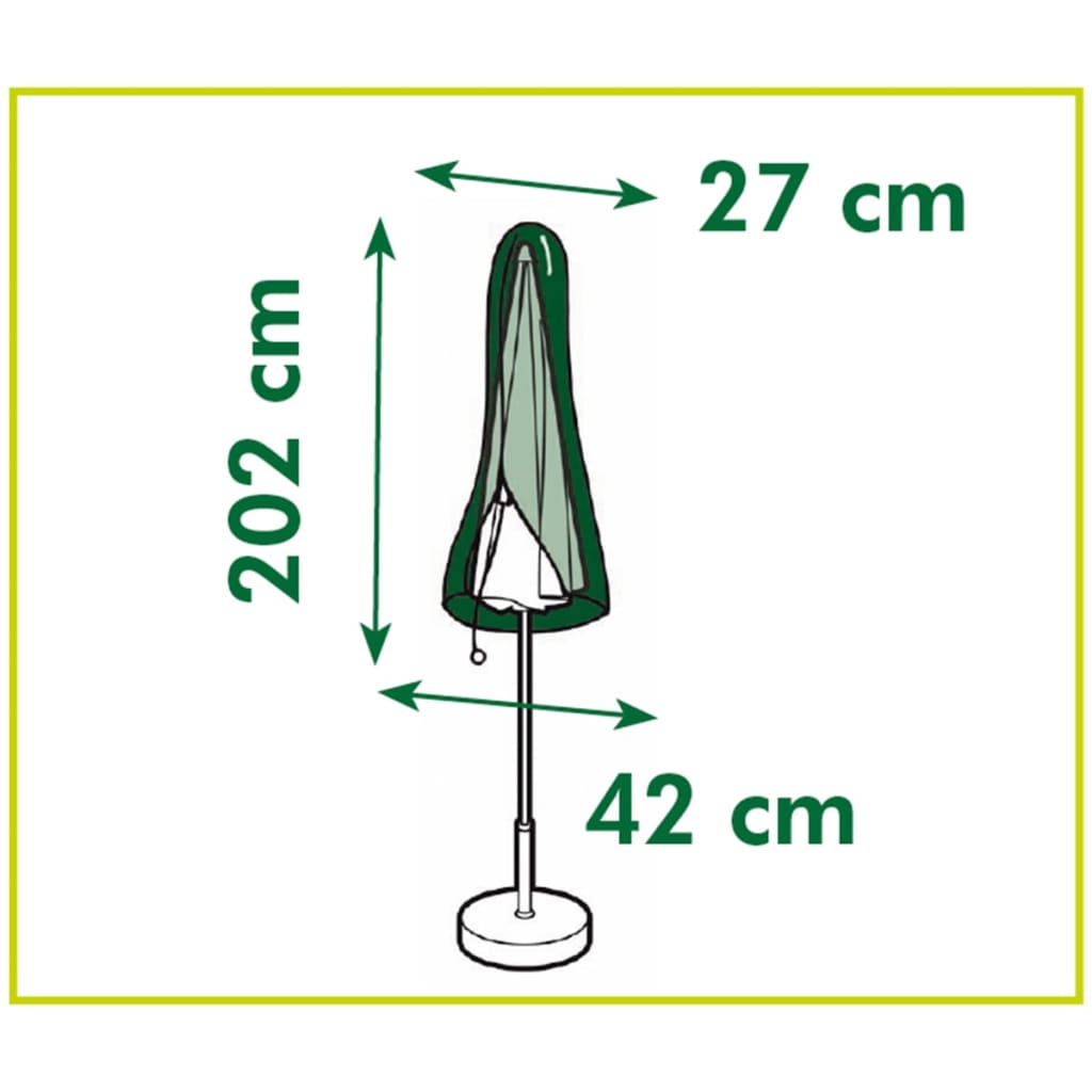 Nature nature tuinmeubelafdekhoes voor staande parasol (klein)