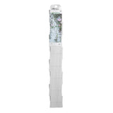 Nature tuinlatwerk 100x200 cm pvc wit 6040703
