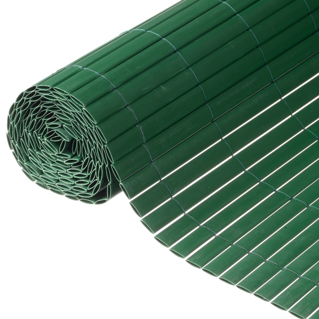 Nature nature tuinscherm dubbelzijdig 1,5x3 m pvc groen