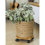 Nature plantentrolley rond ø30 cm bruin bpc