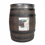 Nature nature regenton met hout-look 50 l 38x49,5 cm bruin