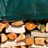 Nature afdekzeil hout 3 x 4 m pe groen 6072418