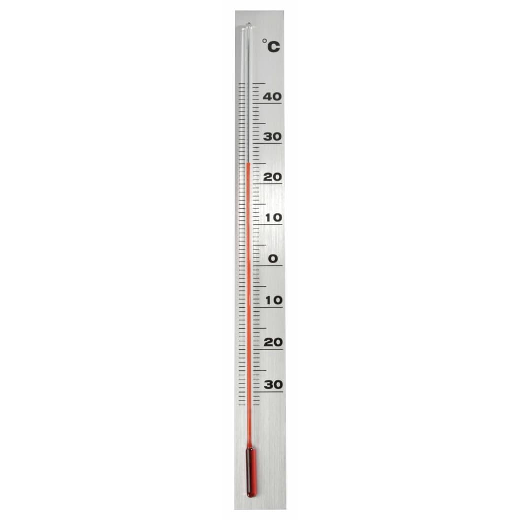 Nature Nature Wandthermometer 3,8x0,6x37 cm aluminium