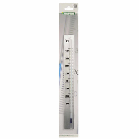 Nature Nature Wandthermometer 3,8x0,6x37 cm aluminium