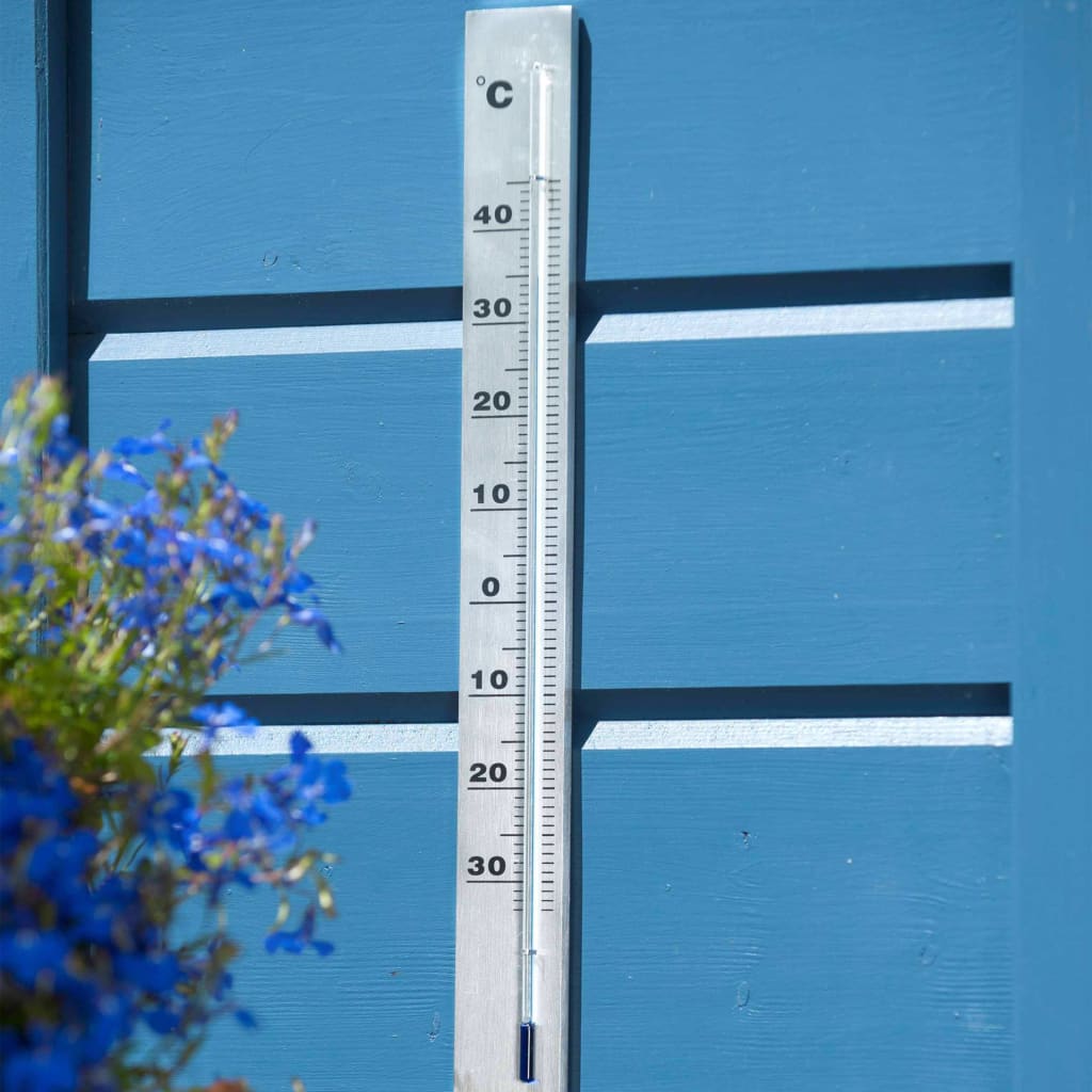 Nature Nature Wandthermometer 3,8x0,6x37 cm aluminium