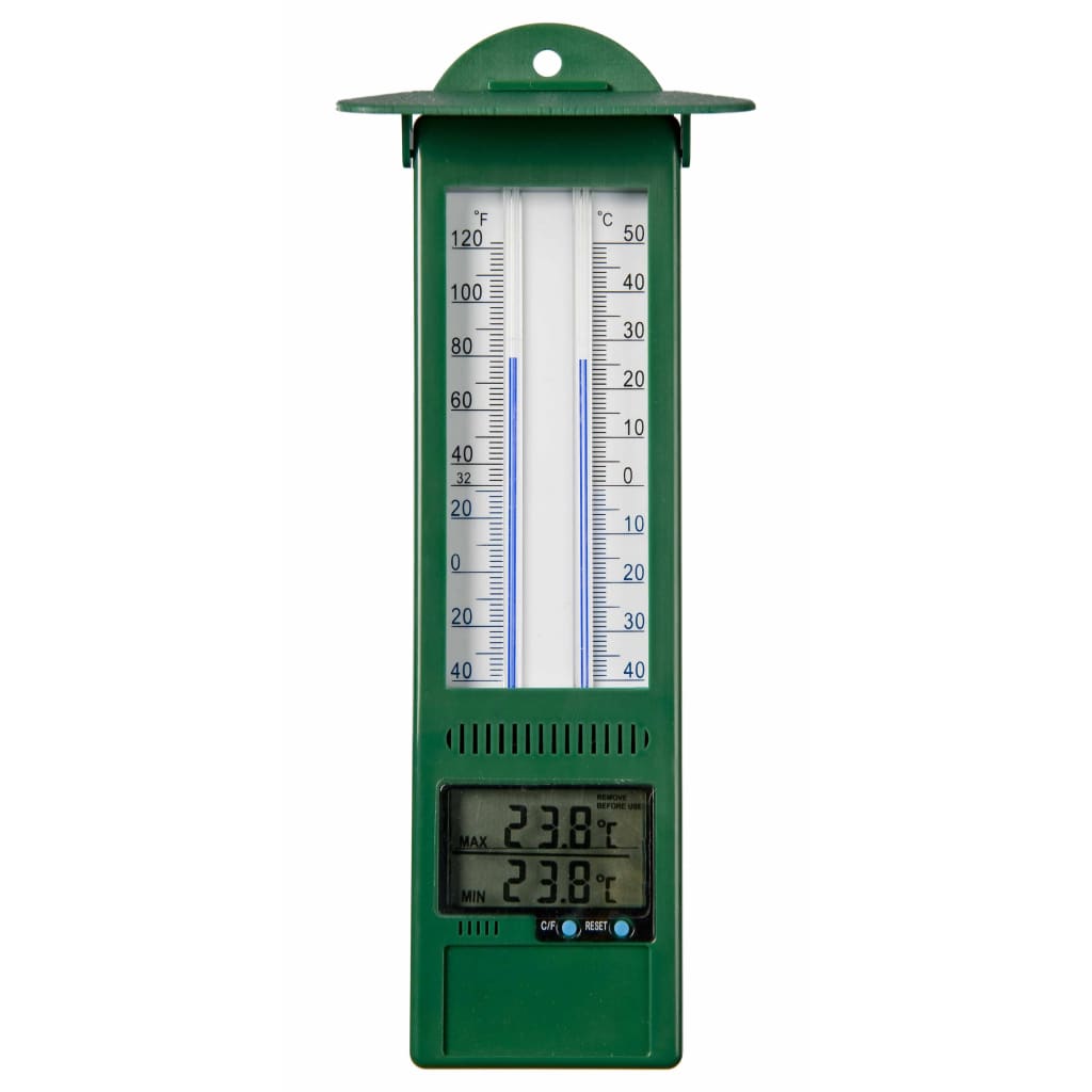 Nature nature tuinthermometer min-max digitaal 9,5x2,5x24 cm