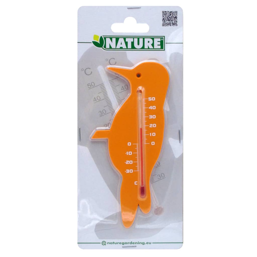 Nature Nature Wandthermometer vink oranje