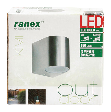 Ranex ra-5000466 smd led wandlamp voor buiten kimi