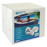 Infinite spa infinite spa hoofdsteun en bekerhouder pu