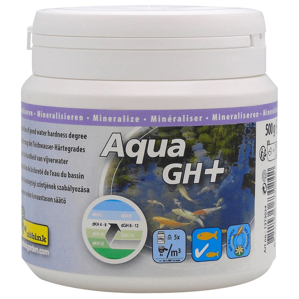 Ubbink ubbink vijverwaterbehandeling aqua gh+ 500 g voor 5000 l