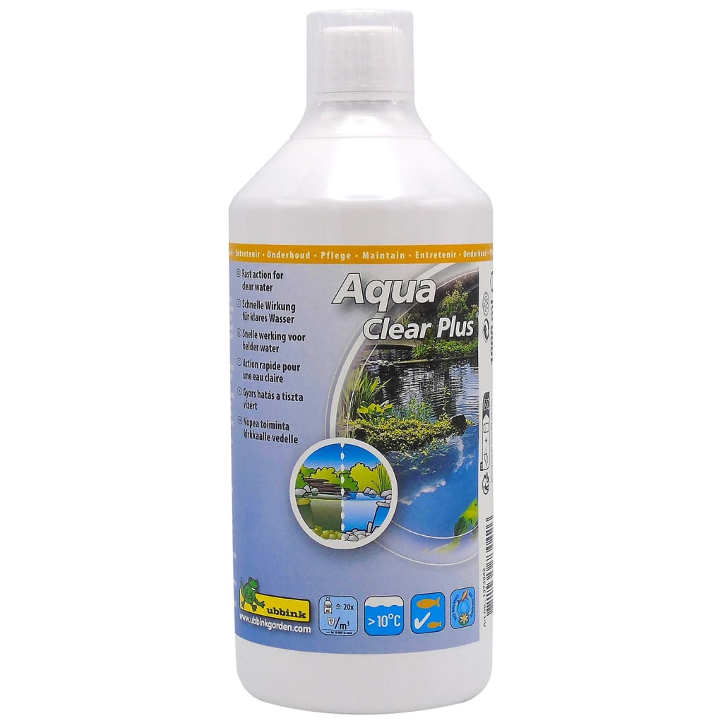 Ubbink ubbink vijverwaterbehandeling aqua clear plus 1000 ml voor 20000 l