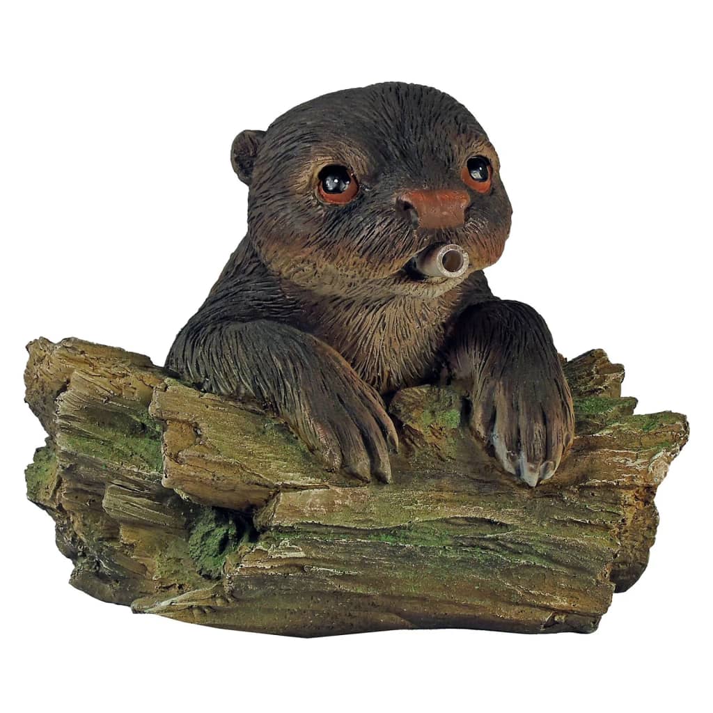 Ubbink ubbink drijvende spuitfiguur otter op boomstam