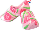 Pantoffels tulpen print. maat 39-41.
