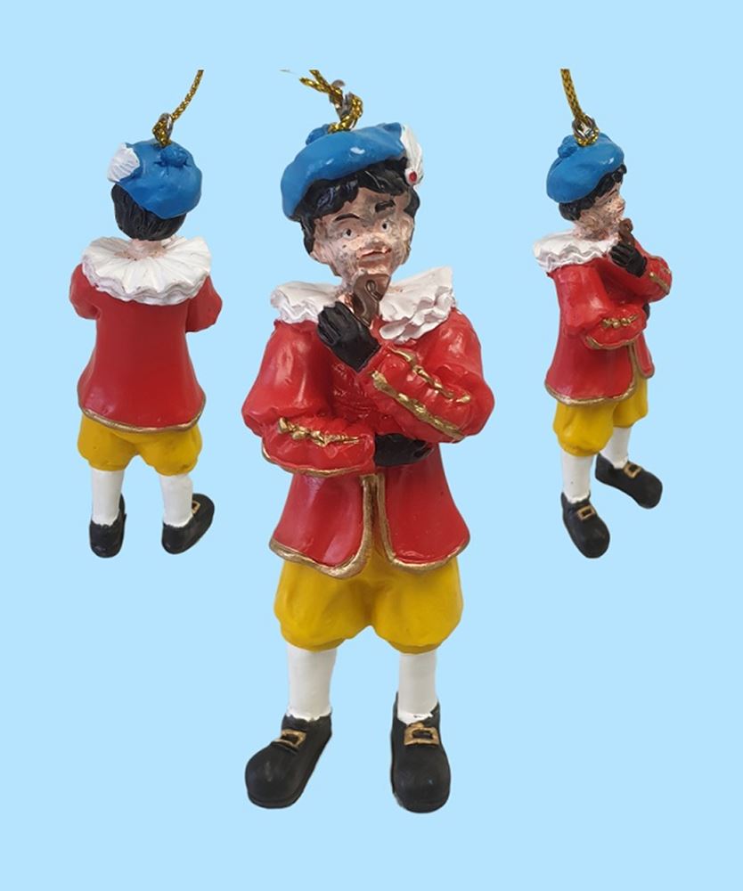 Polystone roetveeg piet eet chocolade le