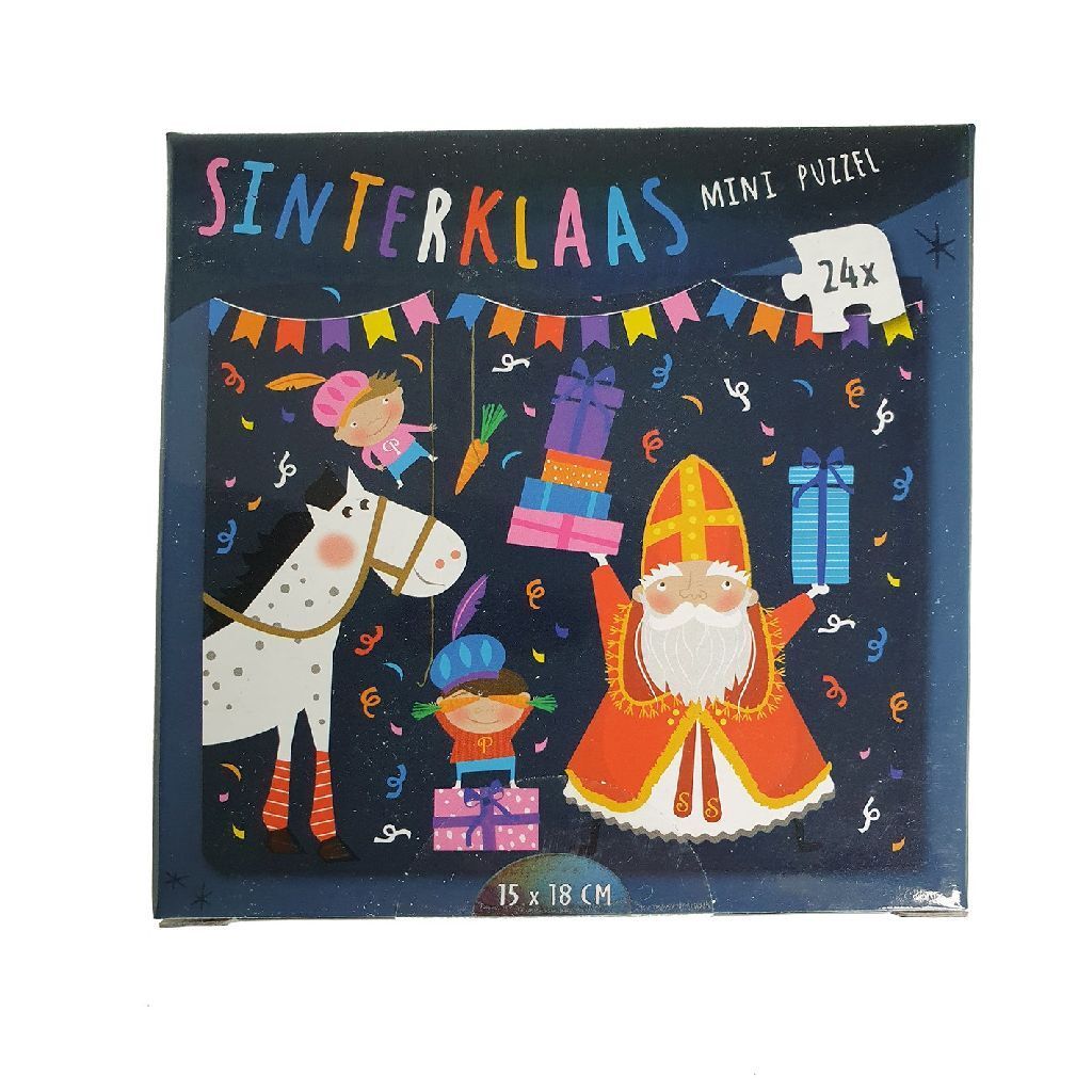 Basic sinterklaas mini puzzel 24 stukjes