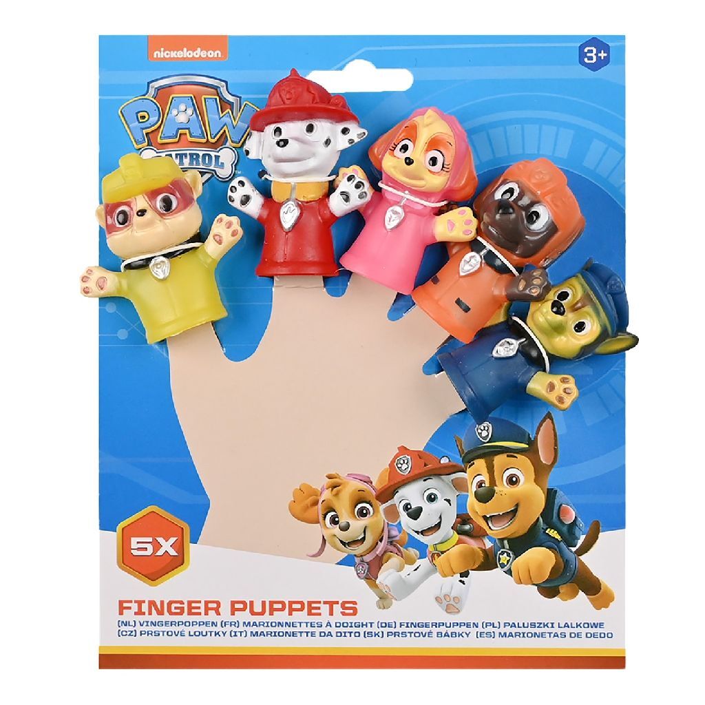 Vingerpopjes PAW Patrol, 5st.