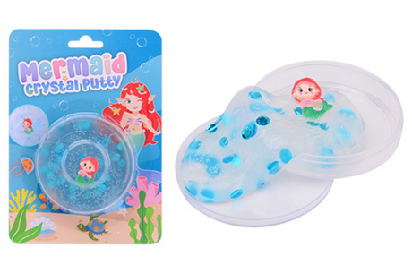 Johntoy zeemeermin putty met zeemeermin in opbergdoos