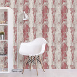 Dutch wallcoverings dutch wallcoverings behang hout rood en beige