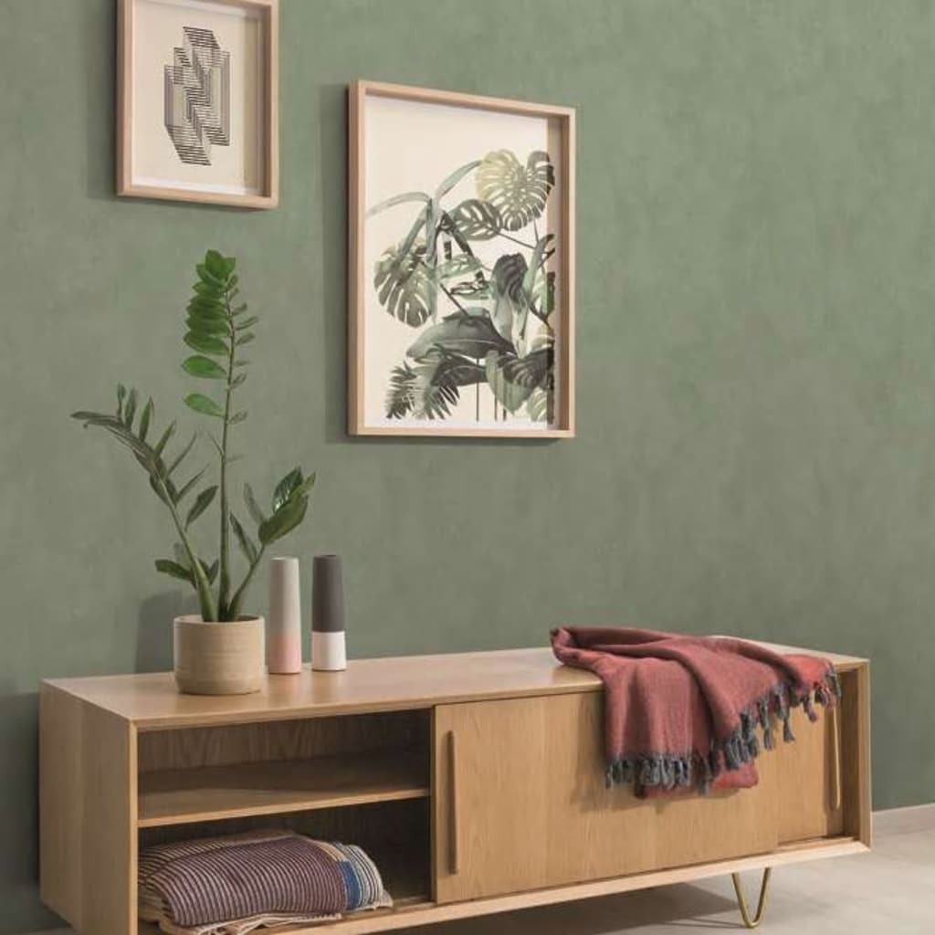 DUTCH WALLCOVERINGS DUTCH WALLCOVERINGS Behang Chalk Marine groen