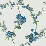 DUTCH WALLCOVERINGS DUTCH WALLCOVERINGS Behang Flower lichtblauw