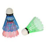 Sportx shuttles in koker 3 stuks rood groen blauw