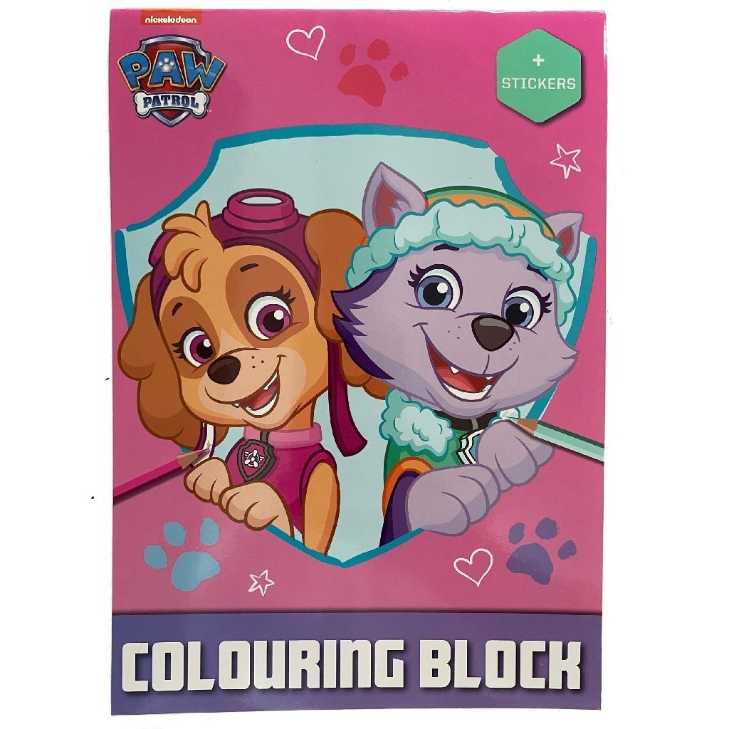 Paw patrol a4 kleurboek + stickers