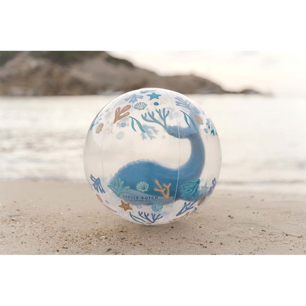 Little dutch ocean dreams 3d strandbal walvis 35 cm