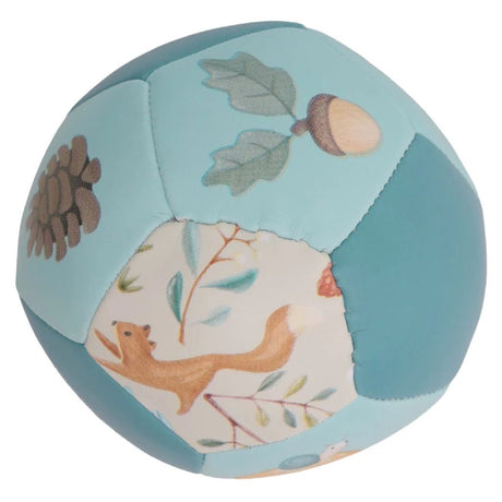 Rubo toys little dutch forest friends softbal 10 cm blauw