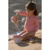Little dutch pink flower strandset 5-delig roze