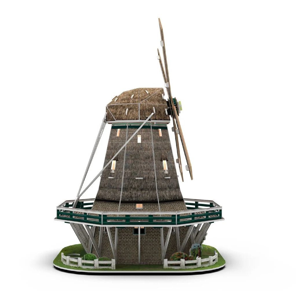 Cubic fun 3d puzzel molen led - 65st.